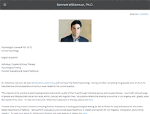 Tablet Screenshot of drbwilliamson.com